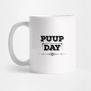 National Puppy Day Black Mug